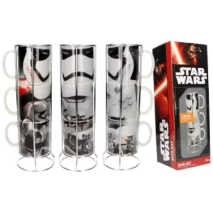 Image of Star Wars Stackable Ceramic Mugs 3pk Stormtroopers Set E7