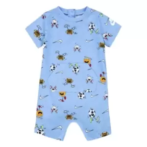 Image of Nike Emoji AP Romper Baby Boys - Blue