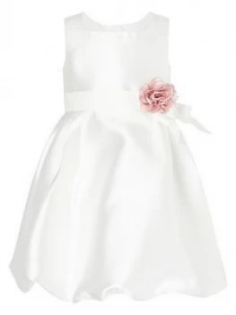 Image of Monsoon Baby Girls Pearl Puffball Dress - Ivory
