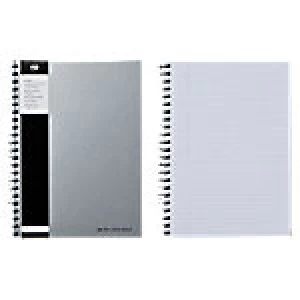 image of Pukka Pad Notebook A5 Ruled Silver 160 Sheets