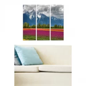 Image of MDF1043142 Multicolor Decorative MDF Painting (3 Pieces)