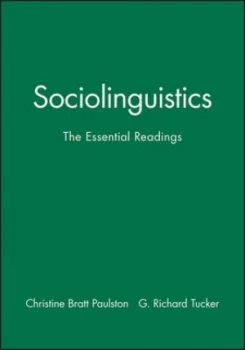 Image of Sociolinguistics by Christine Bratt Paulston Paperback