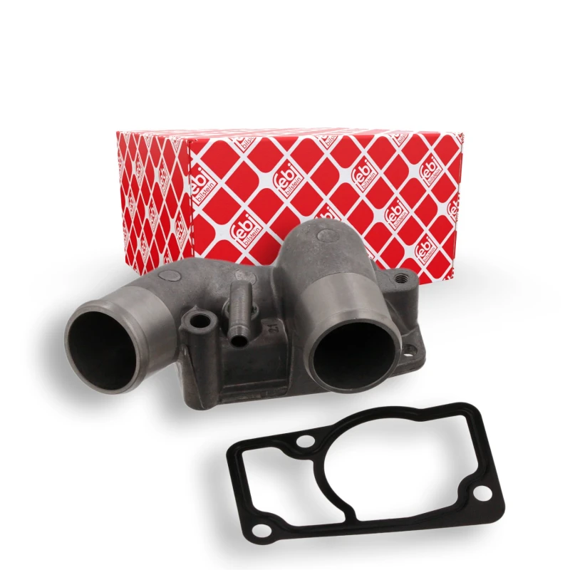 Image of FEBI BILSTEIN 33777 Engine thermostat Opening Temperature: 92°C, with gasket/seal Thermostat,coolant (316)