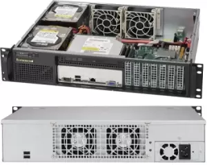 Image of Supermicro SuperChassis 523L-505B 2U Black 500 W