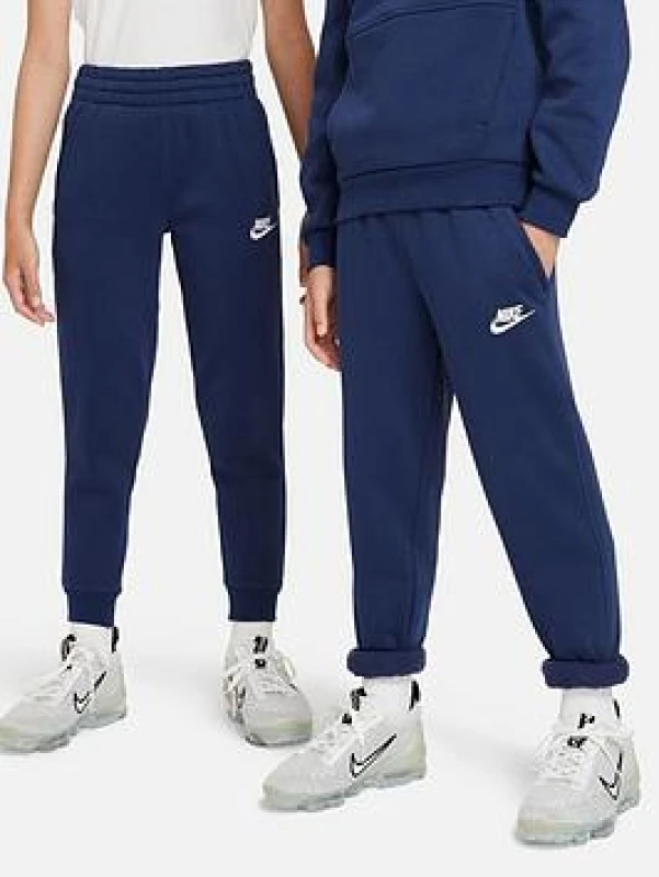 Image of Nike Fleece Jogging Bottoms Juniors - Blue Male 9 - 10 Years
