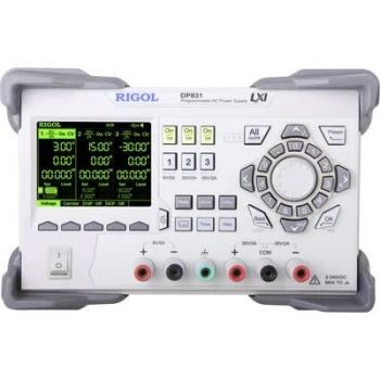 Image of Rigol DP831 Bench PSU (adjustable voltage) 0 - 8 V DC 0 - 5 A 195 W No. of outputs 3 x