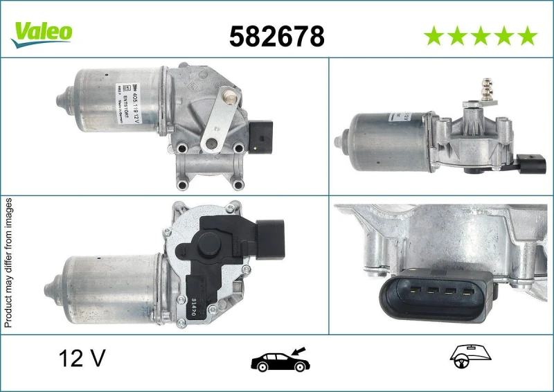 Image of Wiper motor VALEO 582678