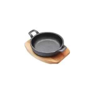 Artesa Cast Iron Sizzle Gratin With Board