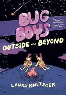 Image of bug boys outside and beyond a graphic novel