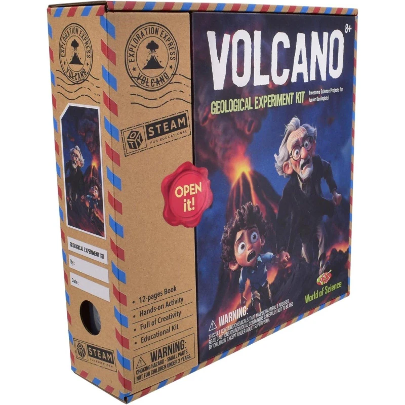 Image of Kandytoys Volcano Activity Kids Science Kit Multi Colour unisex One Size