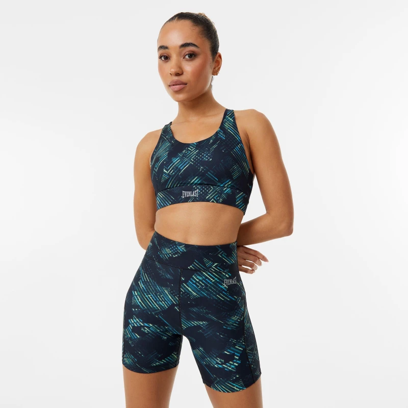 Image of Everlast Contour Panel Shorts Womens - Multi Multi 8