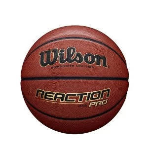 Image of Wilson Reaction Pro Basketball Tan - Size 7