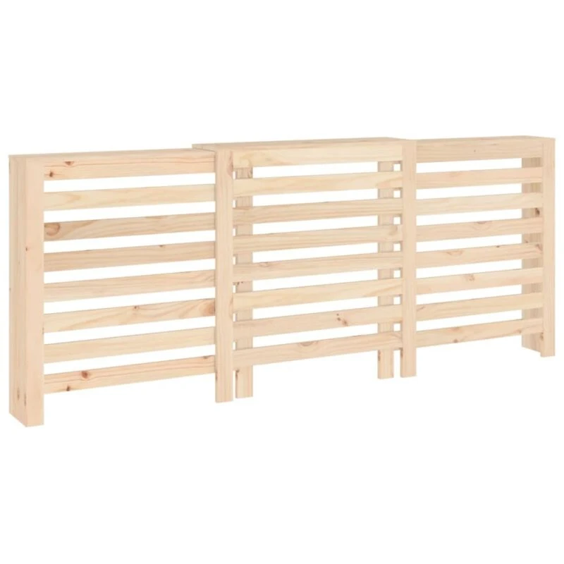 Image of Vidaxl Radiator Cover 210X21X85cm Solid Wood Pine, Brown 822611