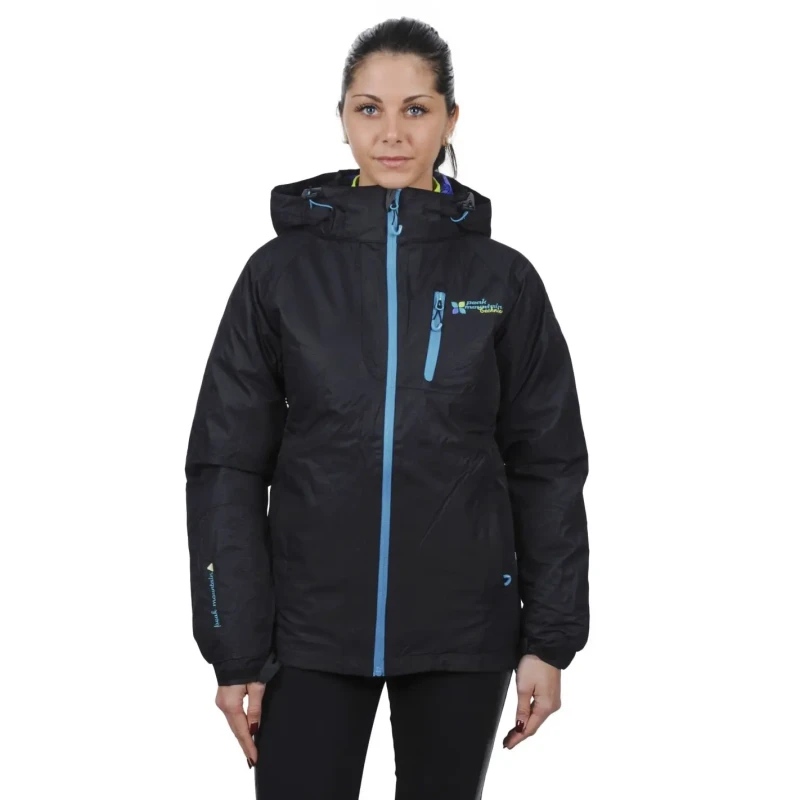 Image of Peak Mountain 3-in-1 reversible ski jacket For Her Peak Mountain Acixi Noir Female XL