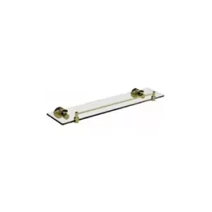 Image of Miller Bond Shelf - Clear Glass - 8702MP1 - Brushed Brass