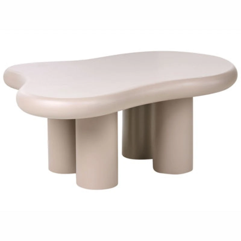 Image of Beliani Minimalist Coffee Table Ondle Taupe