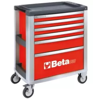 image of Beta Tools C39-6/R 6 Drawer Roller Cab 800 x 500 x 971mm Red 039000033