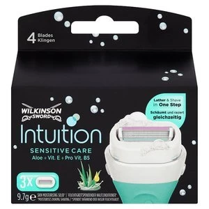Image of Wilkinson Sword Intuition Sensitive Care Blades 3pk