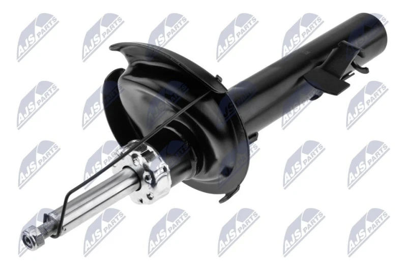 Image of NTY A-FR-033 Shock absorber Front Axle Left, Gas Pressure, Twin-Tube, Suspension Strut, Bottom Clamp Shock Absorber (854)