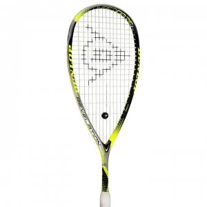 image of Dunlop HyperFibre Plus Revelation Junior Squash Racket - Yell/Blk/Silver