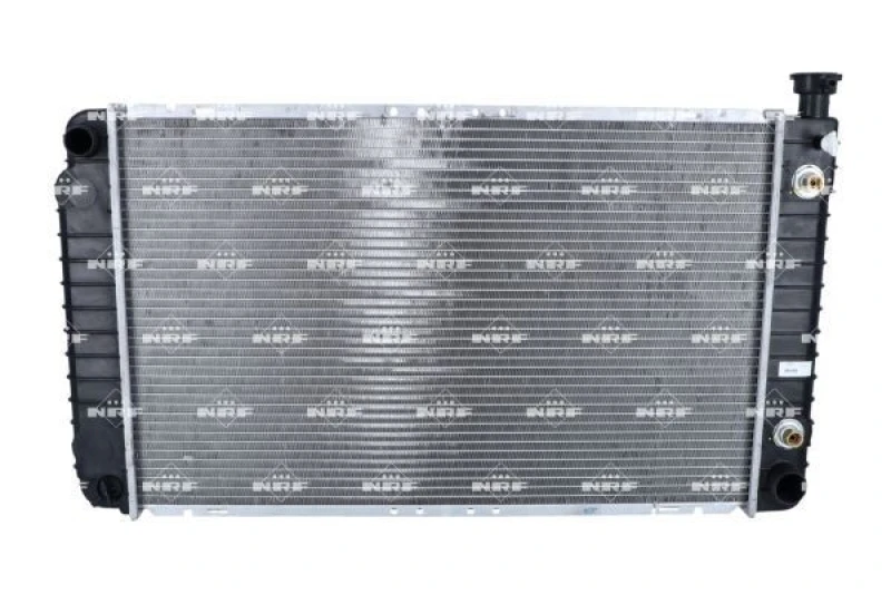 Image of NRF 56012 Engine radiator EASY FIT Brazed cooling fins, Aluminium, with mounting parts Aluminium Radiator,engine cooling (470)