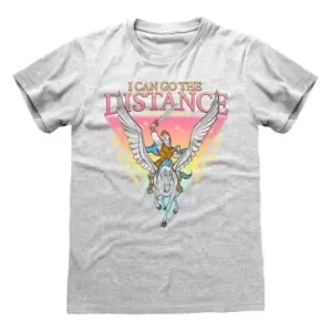 Image of Hercules Womens/Ladies Go The Distance Loose Fit T-Shirt (L) (Grey Heather)