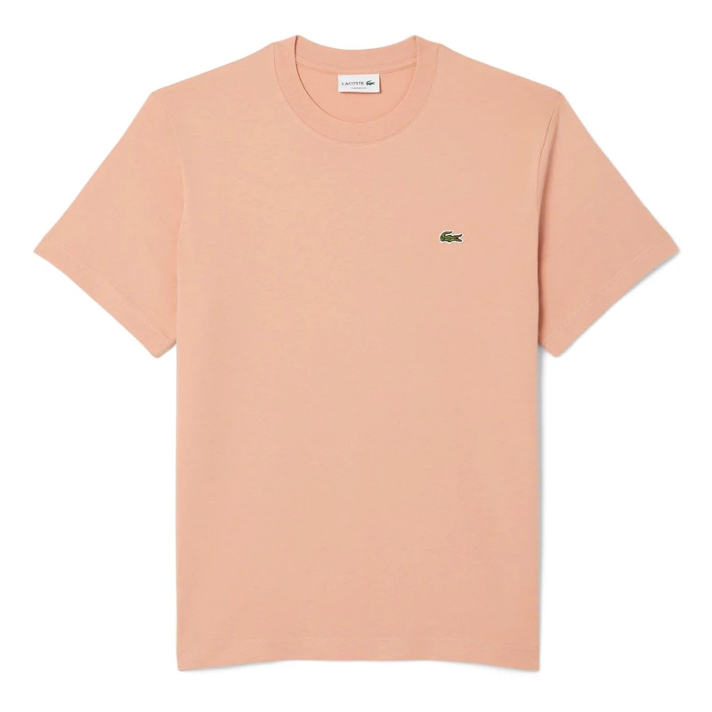 Image of Lacoste Cotton-T-Shirt Orange male XS