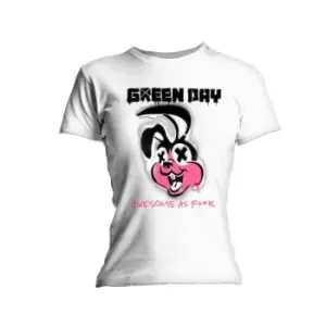 Image of Green Day - Road Kill Ladies Large T-Shirt - White