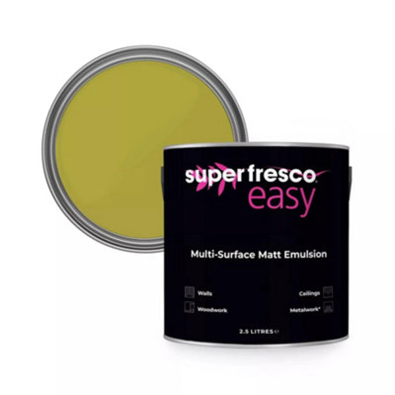 Image of Graham & Brown Sfe Multi-surface Matt Emulsion 2.5L - Hello Sunshine 115831