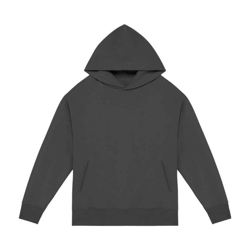 Image of Native Spirit Mens Oversized Hoodie in Grey Size: Large Grey Male L