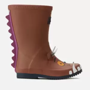 Image of Joules Kids Gruffalo Printed Wellies - Brown Gruffolo - UK 1 Kids