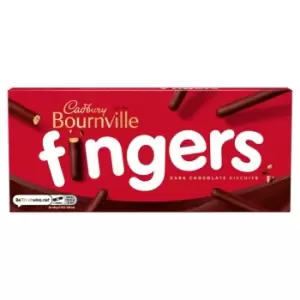 image of Cadbury Bournville Fingers Dark Chocolate Biscuits, 139.3g