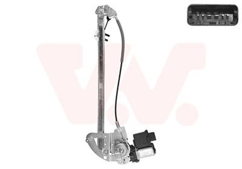 Image of VAN WEZEL Window regulator VAN WEZEL 4362267