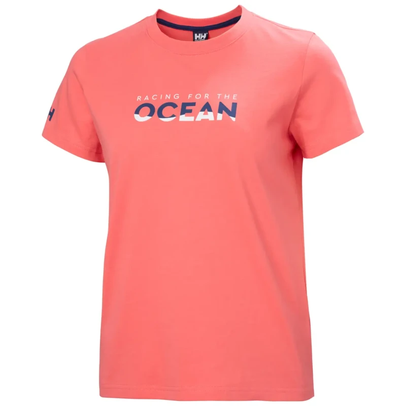 Image of Helly Hansen Womens T-Shirt Helly Hansen The Ocean Race Rose Female XS