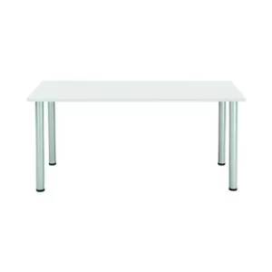 Image of Jemini Rectangular Meeting Table 1600x800x730mm White KF840186