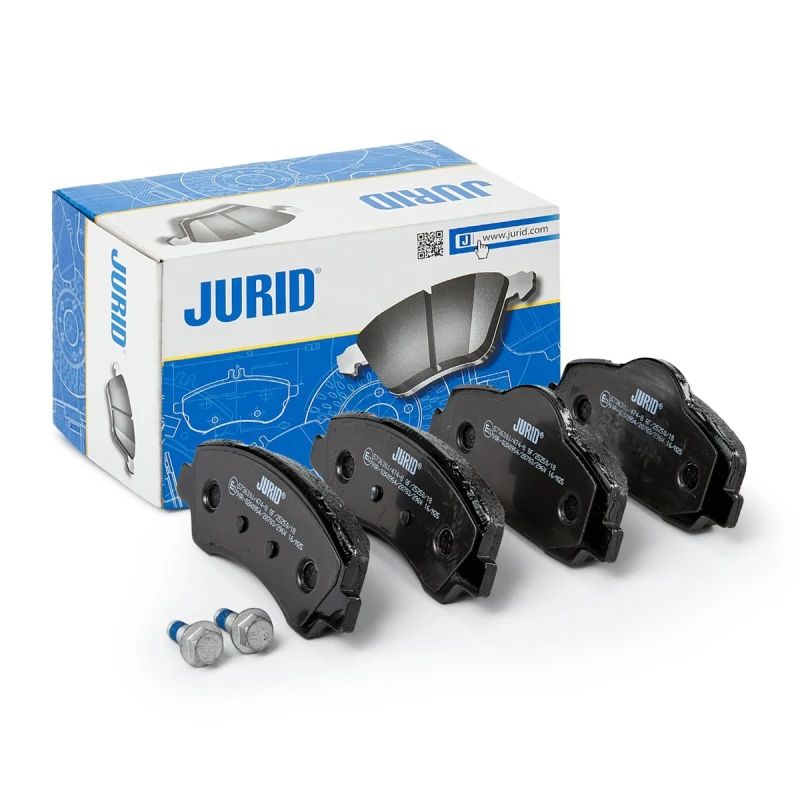 Image of JURID 573630J Brake pad set not prepared for wear warning indicator, with accessories Brake Pad Set,disc brake (402)