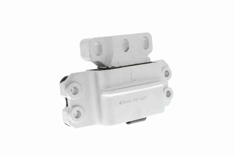 Image of VAICO V10-1477 Engine mount Original VAICO Quality, Left Rear, Rubber-Metal Mount, 6-Speed Manual Transmission Engine Mounting (247)