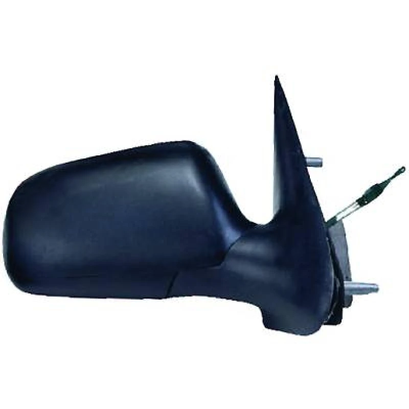 Image of DIEDERICHS 4070025 Wing mirror Left, black, Control: cable pull, Grained Outside Mirror (50)