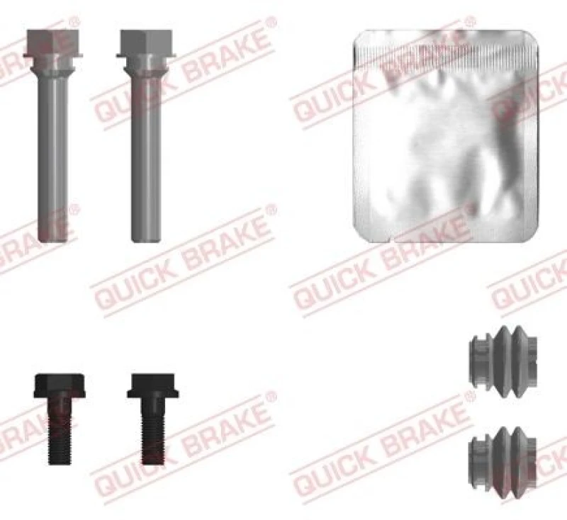Image of QUICK BRAKE Guide sleeve kit, brake caliper QUICK BRAKE 113-0040X