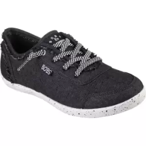 Image of Skechers Womens Bobs B Cute Clean Life Slip On Canvas Shoes UK Size 4 (EU 37)