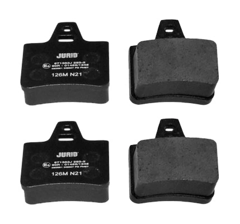 Image of JURID 571363J Brake pad set not prepared for wear warning indicator, without accessories Brake Pad Set,disc brake (402)