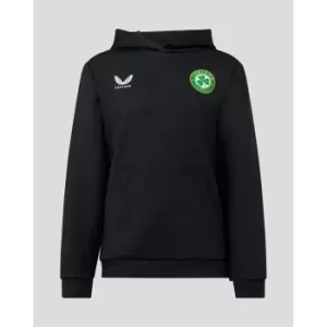 Image of Castore Ireland Hooded Top Junior - Black