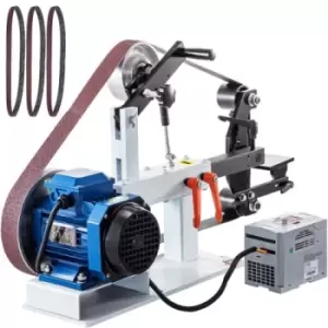 image of VEVOR Belt Sander, 1500W Belt and Disc Sander, 2" X 82" Belt Size Belt Sander, 1 Phase in 3 Phase Sander, 16 1/4" X 12" Rubber Disc Belt Disc Sander