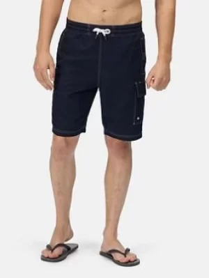 image of Regatta Hotham Board Shorts, Navy, Size L, Men