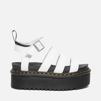 Image of Dr. Martens Womens Blaire Quad Sandals - White - UK 4