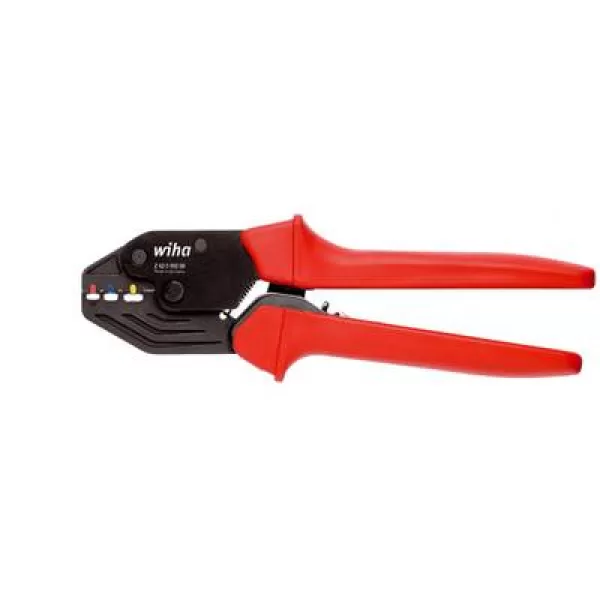 Image of Wiha 33841 Crimper Insulated cable lugs, Insulated pin cable lugs, Insulated blade terminals, Insulated blade terminal receptacles, Insulated bullet