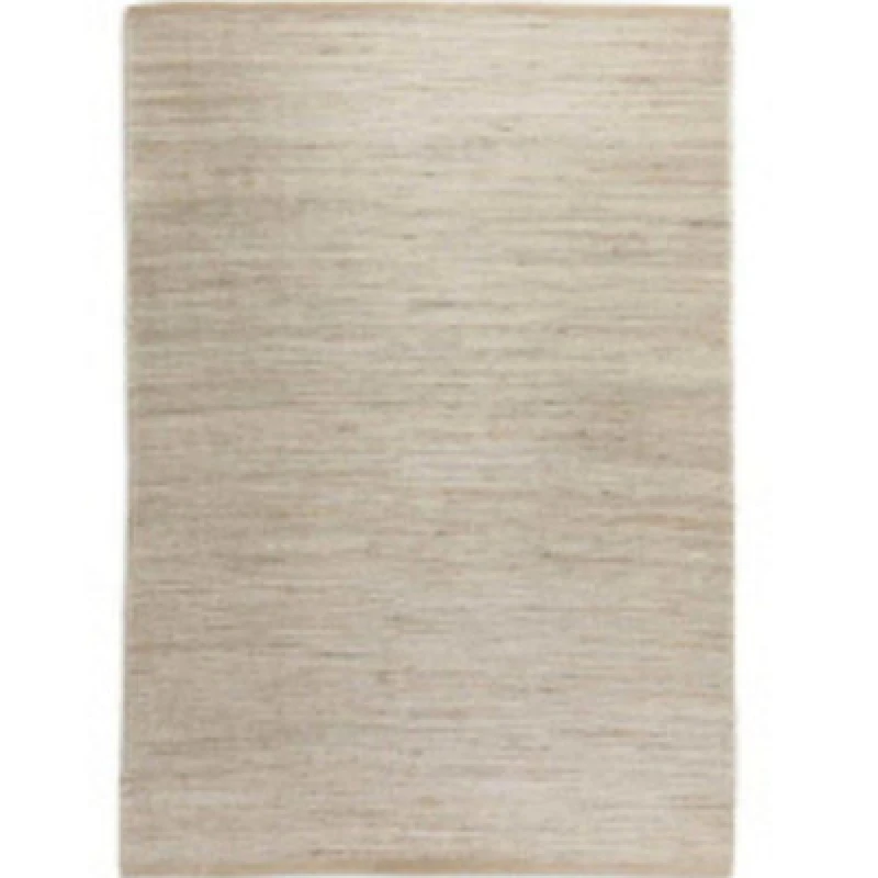 Image of THE RUGS Handloom Jute Rug Dhaka Natural Jute Wool Cotton Woven Rug in Cream Size: 80cm x 200cm Cream Unisex 80cm x 200 cm