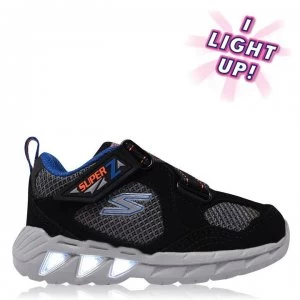 Image of Skechers Magic Light Trainers Infant Boys - Blk/Orange