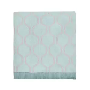 image of Ted Baker Trellis Throw - 150x200cm - Opal