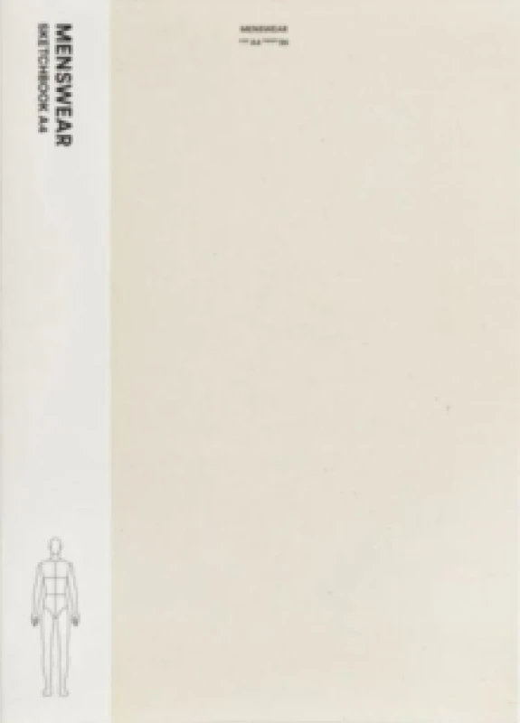 Image of Fashionary Menswear Sketchbook A4 Hardback